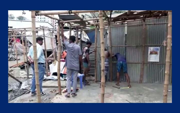 সাদিক অ্যাগ্রো ফার্মে উচ্ছেদ অভিযান চলছে