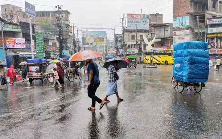 চুয়াডাঙ্গায় ১১৩ মিলিমিটার বৃষ্টিপাত, জনদুর্ভোগ চরমে