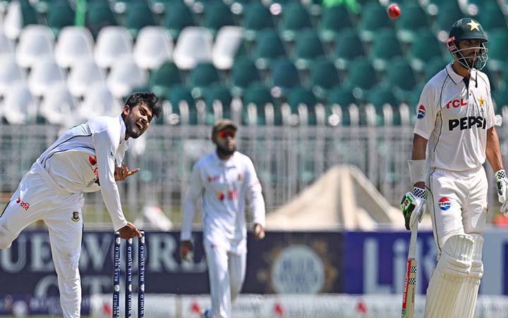 প্রথম সেশনে বাংলাদেশের প্রাপ্তি ১ উইকেট, শান মাসুদের ফিফটি