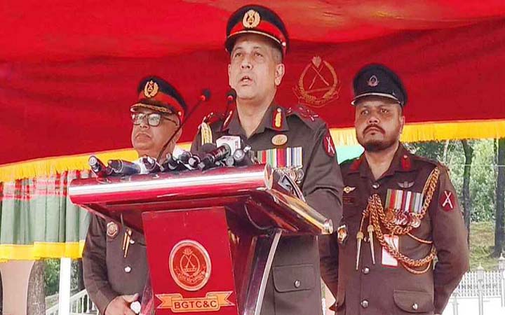 ‘দেশমাতৃকার অখণ্ডতা রক্ষায় নবীন সৈনিকরা প্রয়োজনে জীবন দেবে’