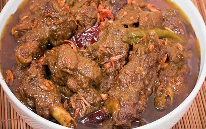 শীতকালে নারিকেল দিয়ে হাঁসের মাংস