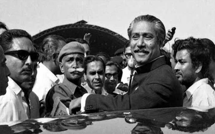 বঙ্গবন্ধুর স্বদেশ প্রত্যাবর্তন দিবস আজ
