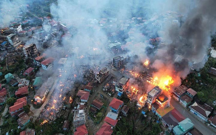 সংঘাতে মিয়ানমারে বাস্তুচ্যুত প্রায় তিন লাখ মানুষ: জাতিসংঘ