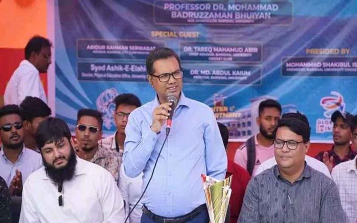 ববিতে আন্তঃবিভাগ ক্রিকেট টুর্নামেন্টের উদ্বোধন