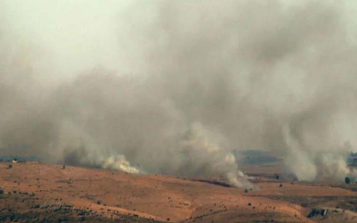 কমান্ডার হত্যার জবাবে ইসরাইলে ১০০ রকেট হামলা চালিয়েছে হিজবুল্লাহ
