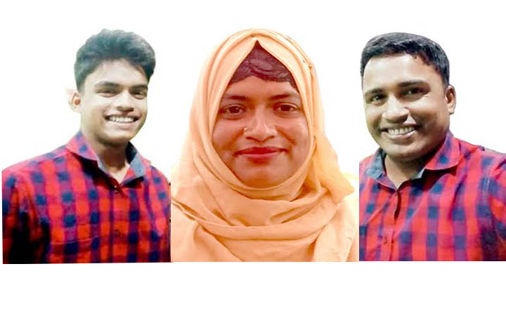 পাবনার সুজানগরে ছেলের সঙ্গে এইচএসসি পাশ করলেন মা-বাবা