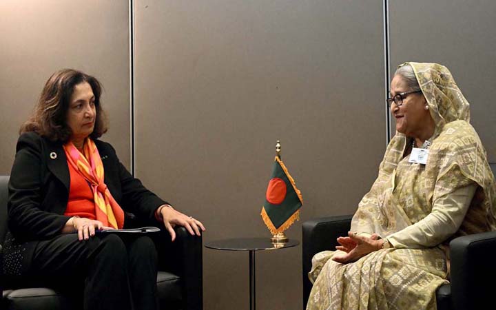 প্রধানমন্ত্রীর সঙ্গে উজরা জেয়ার বৈঠক