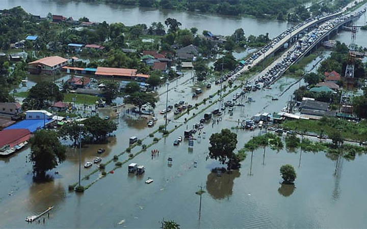 বন্যায় থাইল্যান্ডে ৫ জনের মৃত্যু