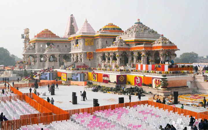 রাম মন্দিরের উদ্বোধন আজ