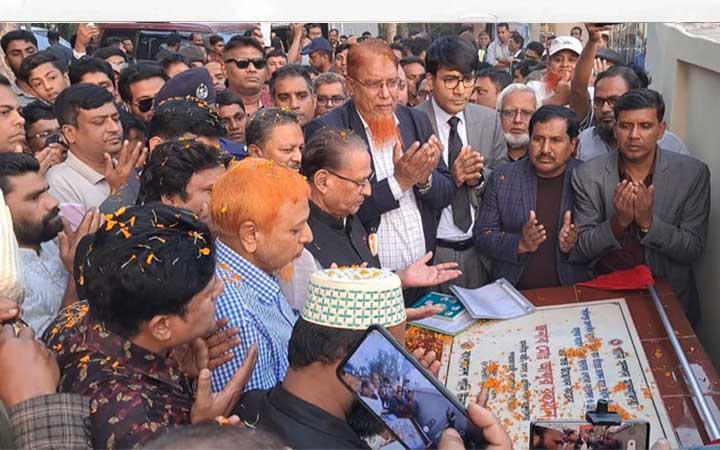 ৪৮১ কোটি টাকা ব্যয়ে মধুমতি নদী তীর সংরক্ষণ ও ড্রেজিং প্রকল্প উদ্বোধন