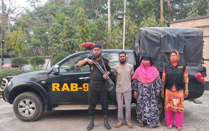 আশুগঞ্জে হত্যা মামলায় স্বামী-স্ত্রী গ্রেফতার