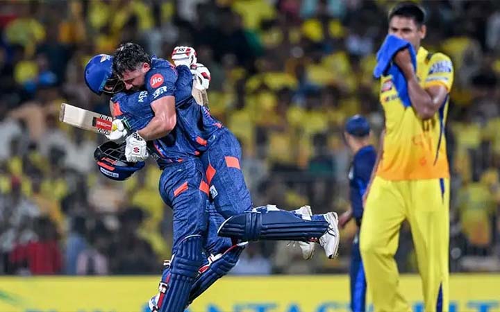 টানা দুই ম্যাচে চেন্নাইকে হারাল লক্ষ্ণৌ