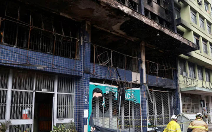 ব্রাজিলে গেস্টহাউসে অগ্নিকাণ্ডে ১০ জনের মৃত্যু