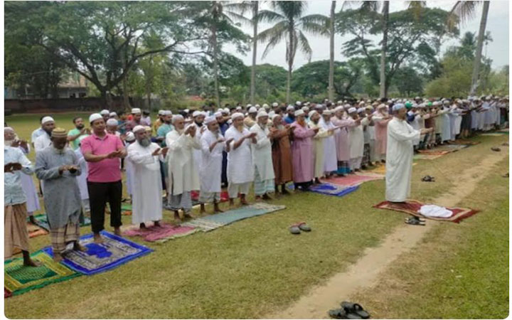 খাগড়াছড়িতে বৃষ্টির আশায় ইসতিসকার নামাজ