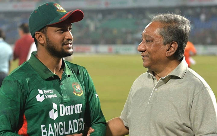 পাপনের কাছে যে আবদার সাকিবের!