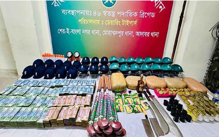 মোহাম্মদপুরে সোহেলের আস্তানায় যৌথ বাহিনীর হানা, যা মিলল