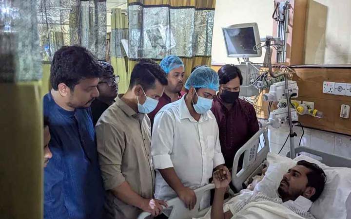 চীন থেকে ফিরেই নুরকে দেখতে গেলেন নাহিদ-সারজিসরা