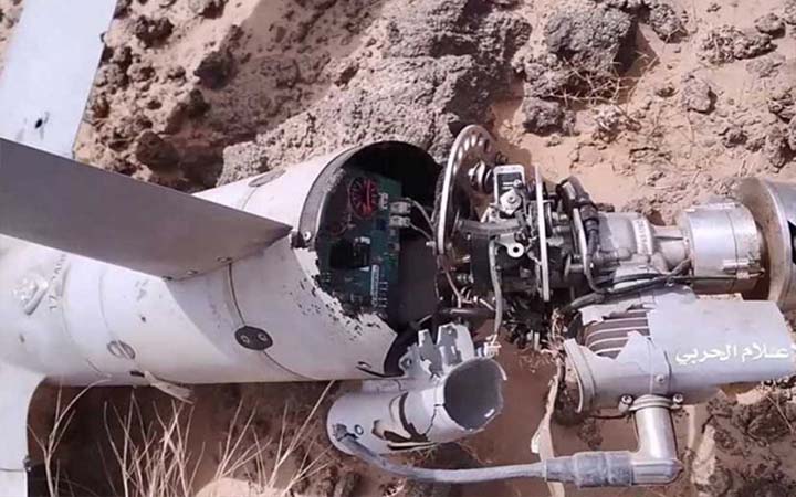 মার্কিন নির্মিত ড্রোন ভূপাতিত করল হুতি বিদ্রোহীরা