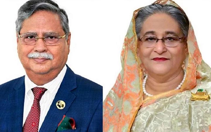 শিখা অনির্বাণে রাষ্ট্রপতি ও প্রধানমন্ত্রীর শ্রদ্ধা