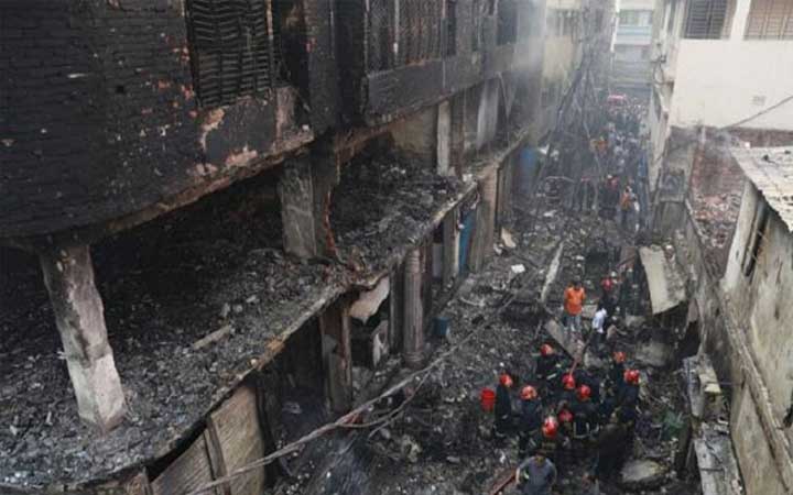 চুড়িহাট্টার ভয়াবহ অগ্নিকান্ডের ১ বছর