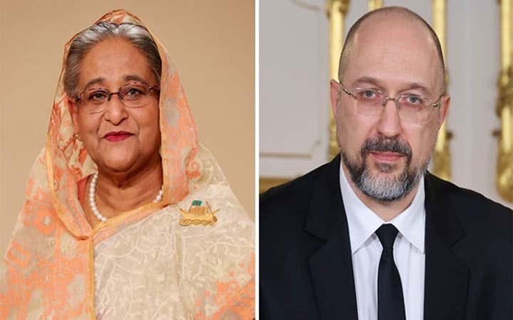 প্রধানমন্ত্রীকে ফোন : বাংলাদেশের সাথে কাজ করতে আগ্রহী ইউক্রেন