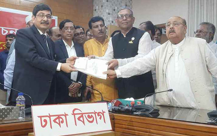 দুপুর পর্যন্ত মনোনয়ন ফরম জমা দিলেন যারা