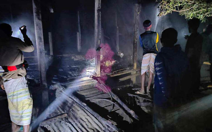 কালিয়াকৈরে আগুনে পুড়ল ২৬ ছাগল