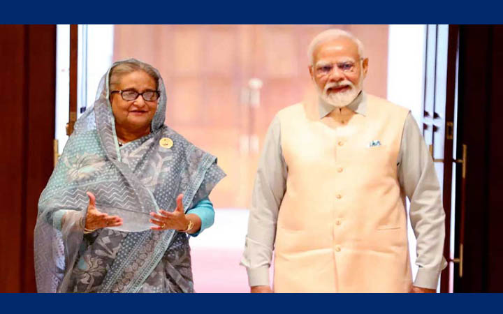 মোদিকে বাংলাদেশ সফরের আমন্ত্রণ শেখ হাসিনার
