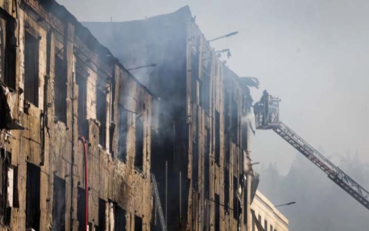 কিয়েভে জার্মান কনস্যুলেটে রাশিয়ার হামলা