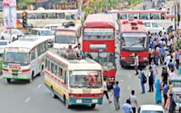 রাজধানীর গণপরিবহনে থাকছে না ওয়েবিল-চেকার