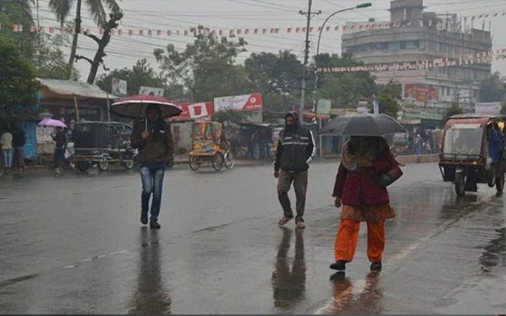 আজও বৃষ্টিপাতের পূর্বাভাস, বাড়বে শীত