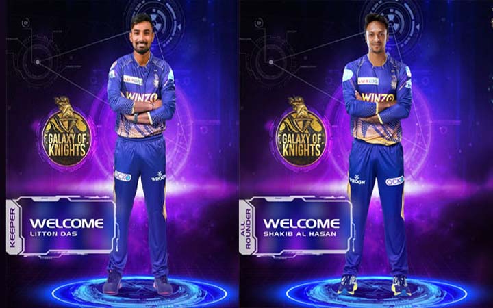 সাকিব ও লিটনকে কিনে নিল কলকাতা নাইট রাইডার্স