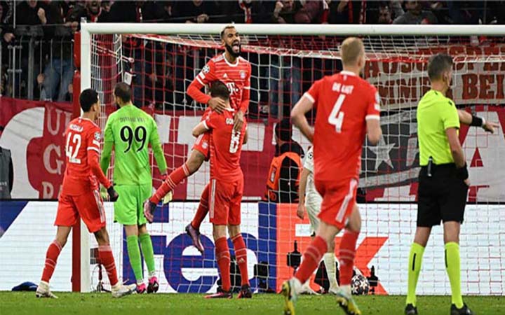 মেসি-এমবাপ্পেদের বিদায় করে কোয়ার্টার ফাইনালে বায়ার্ন