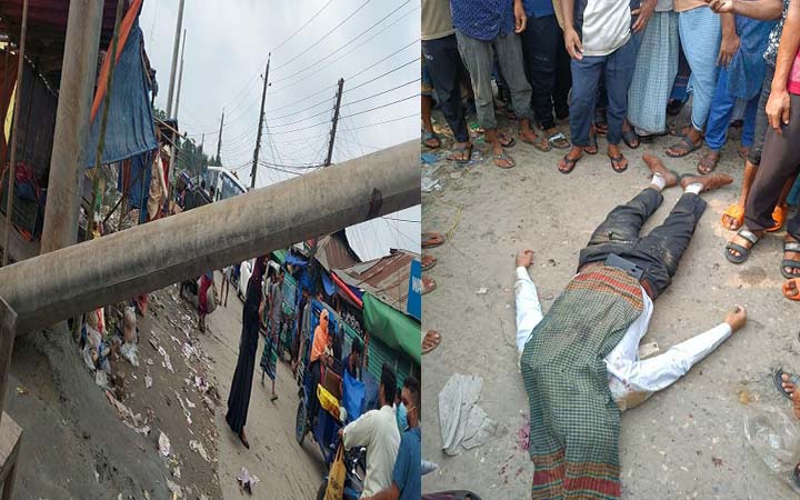 বিদ্যুতের খুঁটিতে চাপা পড়ে মেডিকেল রিপ্রেজেন্টেটিভয়ের মৃত্যু