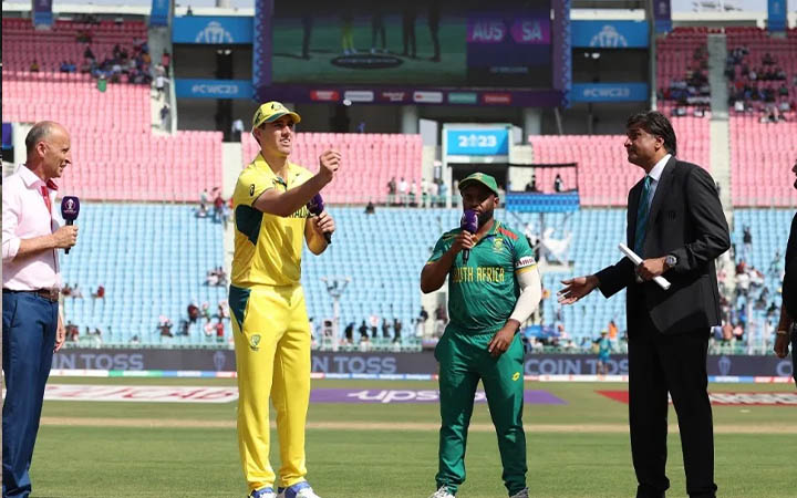 দক্ষিণ আফ্রিকার বিপক্ষে টস জিতে ফিল্ডিংয়ে অস্ট্রেলিয়া