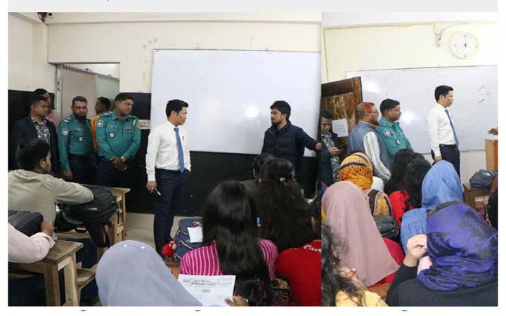 বরিশালে কোচিং সেন্টার বন্ধে অভিযান