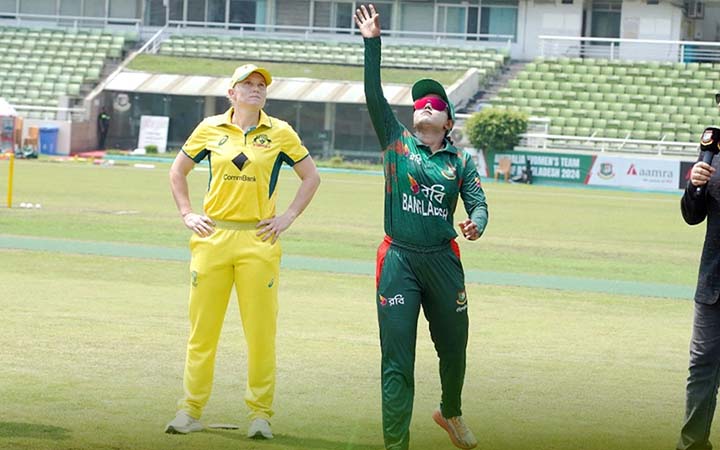 টস হেরে ফিল্ডিংয়ে টাইগ্রেসরা