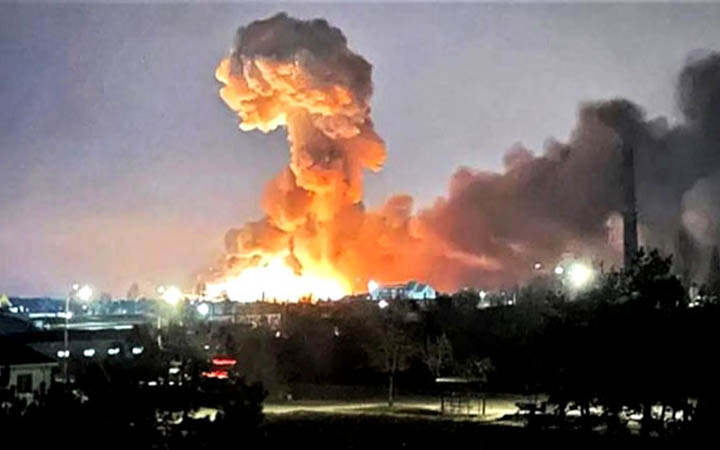 রাশিয়ার ২৯টি ড্রোন ভূপতিত করেছে ইউক্রেন