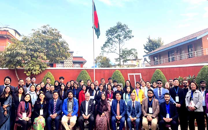 কাঠমান্ডুতে জলবায়ু পরিবর্তন বিষয়ক বঙ্গবন্ধু যুব সম্মেলন অনুষ্ঠিত