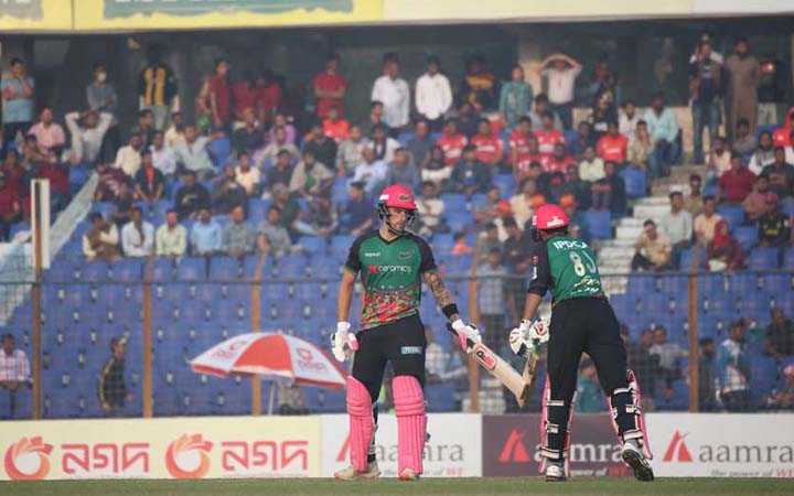 টস জিতে ব্যাটিংয়ে সিলেট