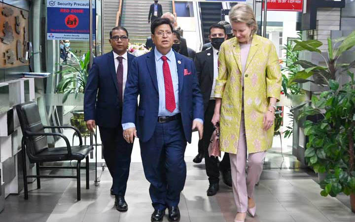 ঢাকায় পৌঁছেছেন বেলজিয়ামের রানি