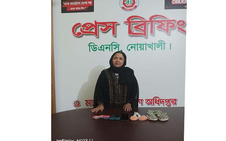 নোয়াখালীতে নারীর স্যান্ডেলে মিলল ইয়াবা