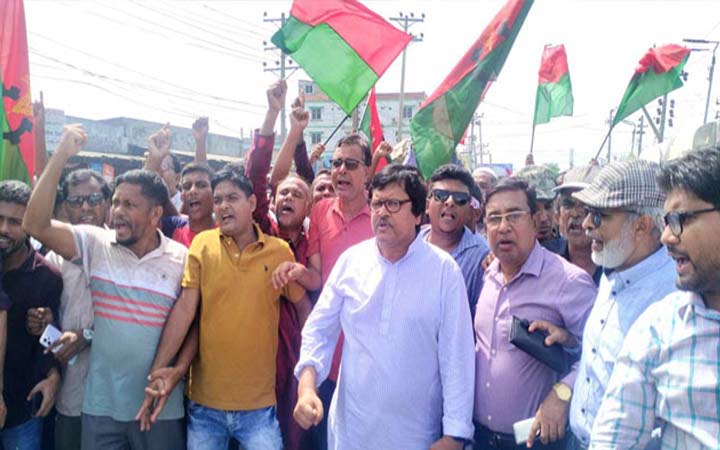 ময়মসিংহ টু কিশোরগঞ্জ বিএনপির রোডমার্চ শুরু