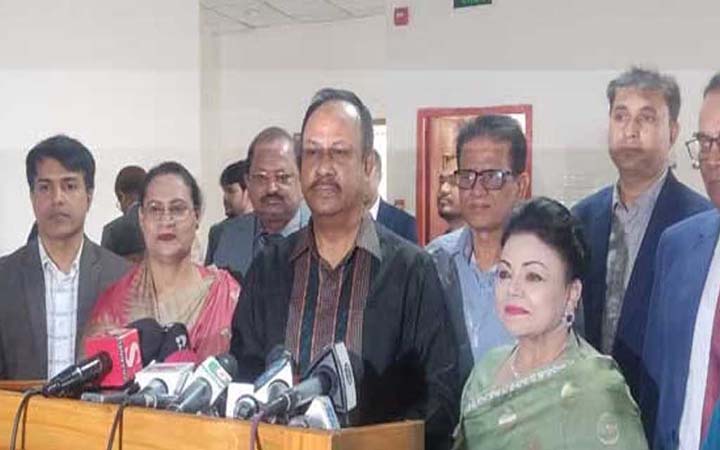 সংরক্ষিত নারী আসনে জাপার প্রার্থীদের মনোনয়নপত্র জমা