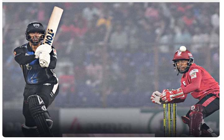শ্বাসরুদ্ধকর ম্যাচে বরিশালকে ১ উইকেটে হারাল রংপুর