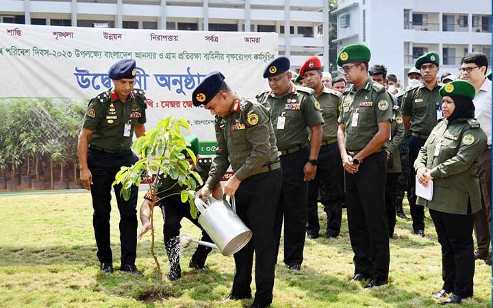 আনসার-ভিডিপির বৃক্ষরোপণ অভিযানের উদ্বোধন