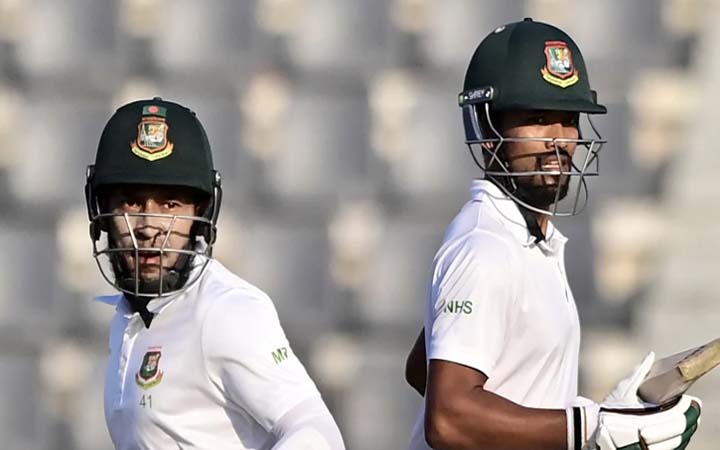 শান্ত আউট, মুশফিকের হাফ সেঞ্চুরি