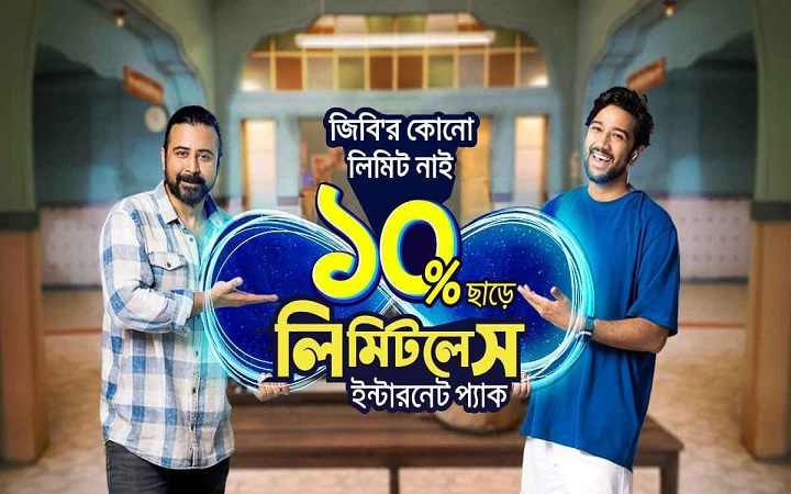 গ্রামীণফোনের ইন্টারনেট প্যাকে ১০% ছাড়