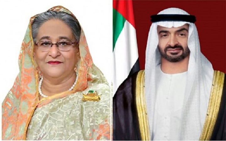 আমিরাতের প্রেসিডেন্টকে প্রধানমন্ত্রীর ফোন