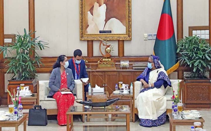 নেপালকে মংলা ও চট্টগ্রাম সমুদ্রবন্দর ব্যবহারের প্রস্তাবৃ দিয়েছেন প্রধানমন্ত্রী